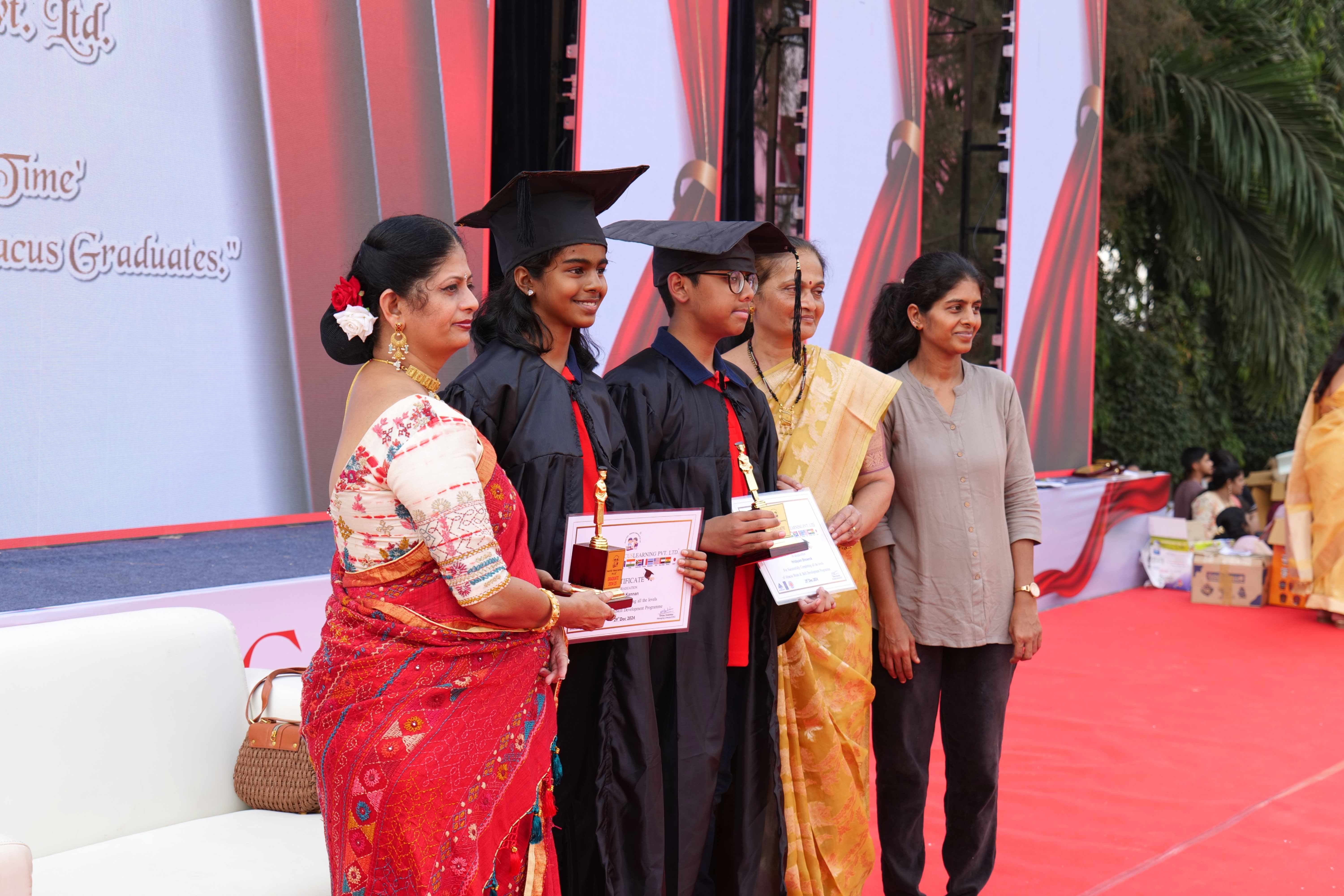 Happy students